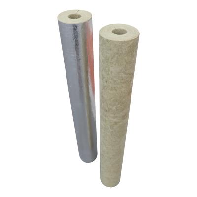 China China Manufacturer's Fireproof Stone Wool Insulation Tube Industrial Design Rock Wool Pipe Cover for HVAC System Te koop