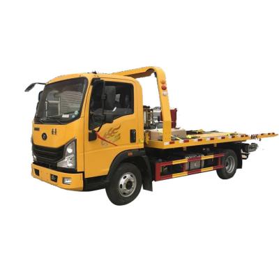 China Sinotruk HOWO 4X2 120HP 12 Ton Flatbed Wrecker Tow Truck for Road Rescue for sale