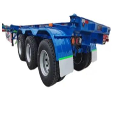 China SINOTRUK Multi-Axis 40 45FT High Durability Skeleton Semi Trailer With Good Welding Quality For Contruction Machine for sale