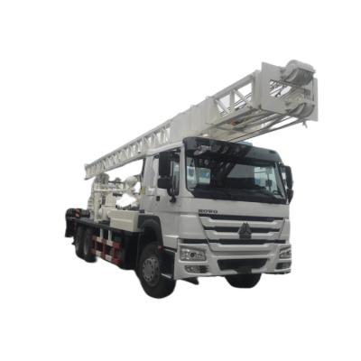 China 400M Special Vehicles SINOTRUK HOWO Truck Mounted Drilling Rig Oil Exploration for sale