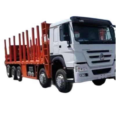 China SINOTRUK Equipo de camiones de madera Weichai Motor 10x4 350HP 13 toneladas de transporte de madera pesada en venta