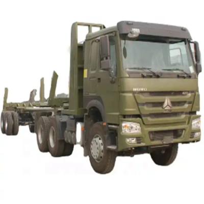 China SINOTRUK 10x4 caminhão de direção direita transportando troncos com chapa de aço de alta resistência à venda