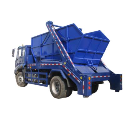 China 4X2 Sinotruk Swing Arm Dust Bin Truck Para Limpeza de Lixo Urbano e Comunitário à venda