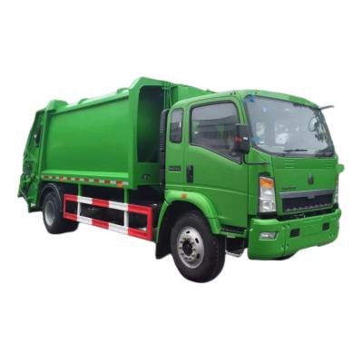 China 8cbm Sinotruk Howo Afvalcompressor vuilniswagen Dieselbrandstof Te koop