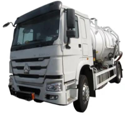 Chine 12 mètres cubes 4X2 camion de aspiration des eaux usées SINOTRUK HOWO 6 roues Euro2 vide à vendre