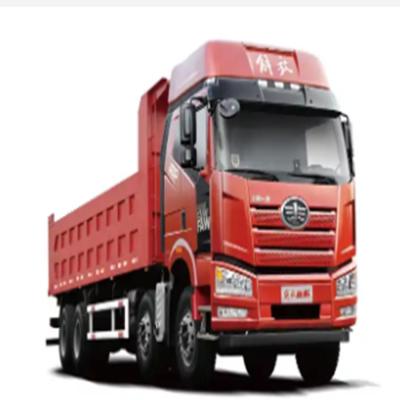 China 8x4 12 Wheeler 60 Ton Heavy Duty Dump Truck FAW J6P Model LHD Earthmoving With Reinforced Leaf Spring Suspension for sale