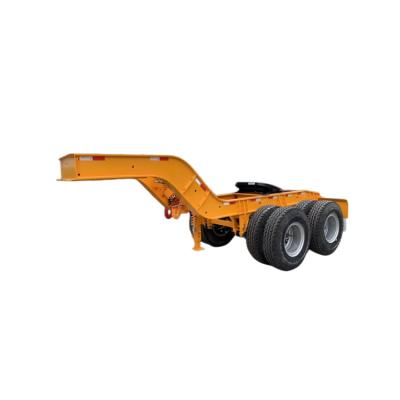 China Heavy Duty Full Cargo Trailer Dolly Trailer High Strength Full Thickness Drop Deck Semi Trailer For Sale In Mongolia for sale