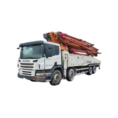 China SCANIA 8x4 tweedehands 38m 52m 56m 62m 70m Betonboompompompom Betonpomp Truck gemonteerd Betonboompom Te koop
