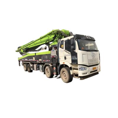 China FAW SINOTRUK SHACMAN heavy Truck 8X4 6X4 Concrete Machinery 58m 62m Hydraulic Truck Mounted Concrete Mixer Pump for sale