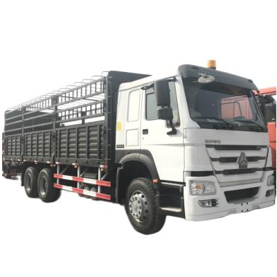China SINOTRUK HOWO Lorry Truck 380HP 400 HP 6×4 Fence Cargo Truck Logistics Transportation for sale