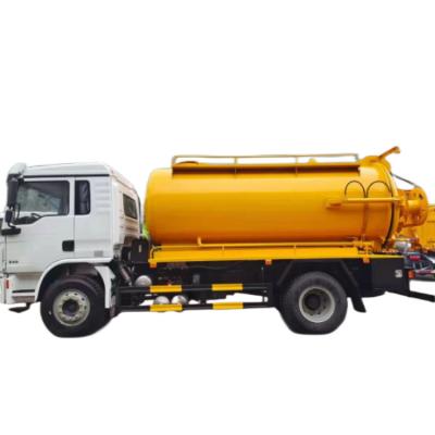 China SHACMAN L3000 4000 Liters 4X2 Vacuum Sewage Cleaning Tanker Fecal Sludge Suction Truck for sale