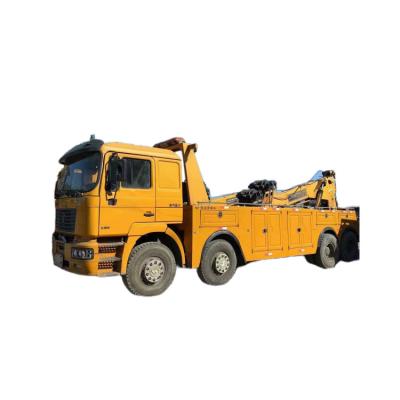 China Shacman F3000 6X2 6X4 400HP 420HP 30ton 50tons camiones de segunda mano de destrucción de carreteras recuperación de rescate camión de remolque en venta