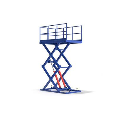 China 16m SHIM1612HD Hydraulic Electric Scissor Lift China Factory Aerial Work Platform For Construction for sale