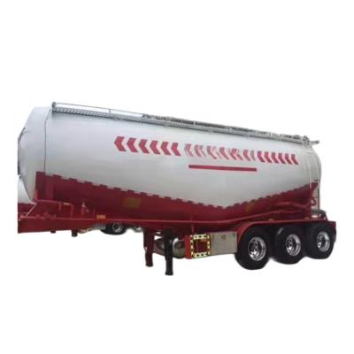 China Bulk Cement Semi Trailer 50000 Liters 3 Axle Material Tanker Semi Truck Trailer for sale