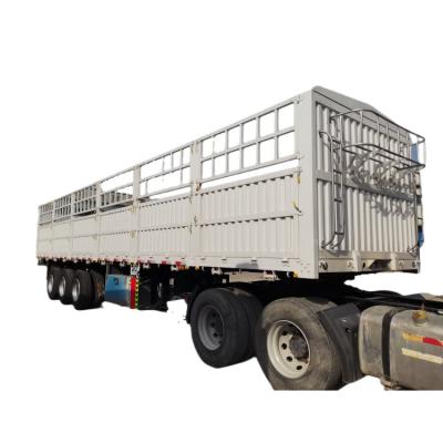China Cargo Semi-trailer12 Wielen 3 Assen Dropside Zaan Cargo Semi-trailer Met 600mm Zijdekant Te koop