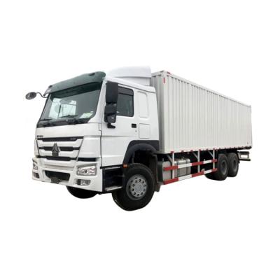 China SINOTRUK HOWO 6X4 Camião de caminhão Van Cargo Box Camião Camião leve à venda