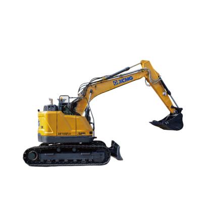 China Hydraulic XCMG XE155ECR Euro V 16 Tons Earth Excavator Machine for sale