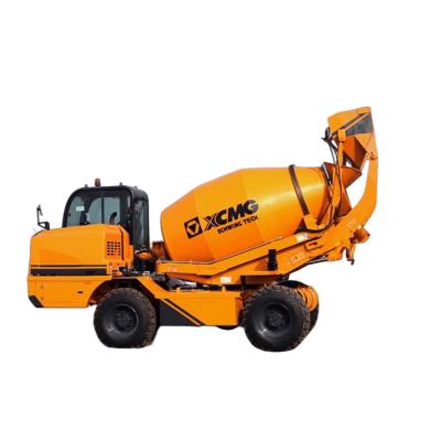 China 4 Cubic Meters Mini Self Loading Concrete Mixer Truck SLM4 XCMG Schwing for sale