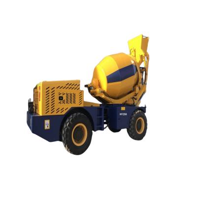 Cina HY-260 Self Loading Concrete Mixer 2.5 cubic con motore Yunnei 76kw in vendita