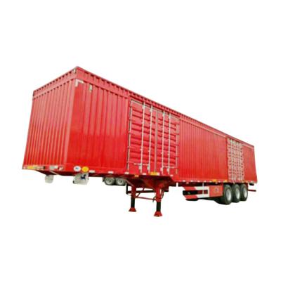 China 2 Axles Cargo Semi Trailer Vehicle Container Rated Capacity 30 - 100T à venda