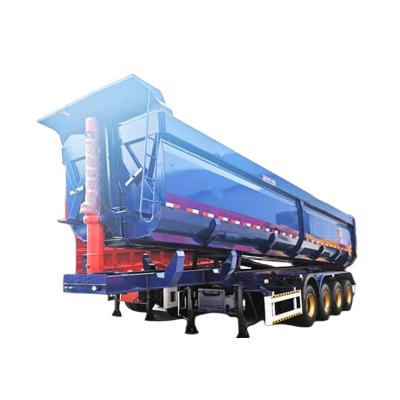 China 4 Axles Payload 80T Tipper Semi Trailer Truck 11700x2500x3800mm for sale