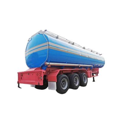 China Mechanical Suspension Diesel Fuel Tanker Trailer Used For Long Distance Transportation for sale