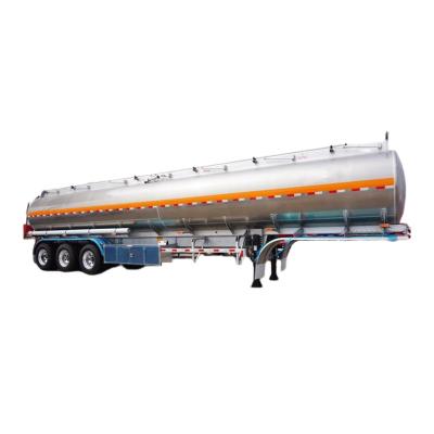 China Wholesale Aluminum Alloy / Carbon Steel Diesel Fuel Tanker Trailer 40000 Liters for sale