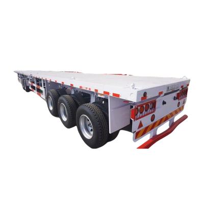 China SDHIM Interlink Flat Deck Semi Trailer 20Foot And 40Foot for sale