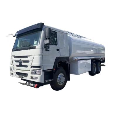 China Fuel Tank Truck 20000L Sinotruk HOWO 6X4 Gasoline Oil Transport Truck With Dispenser for sale