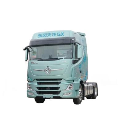 China Whosales Cyan White Dongfeng 4*2 520HP Tractor Head Truck For Africa Te koop