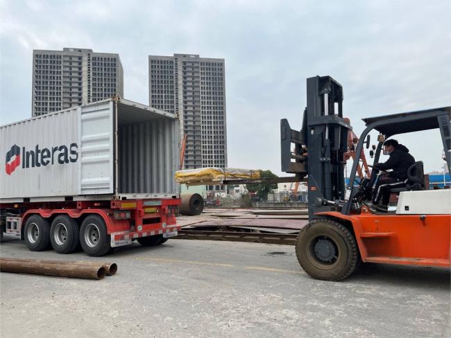 Loading process for shipment