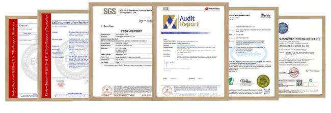 Quality certifications and standards compliance