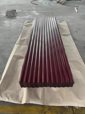 China Stahlblech das Farbeppgi, das kaltgewalztes DX52D Z14 überdacht, beschichtete galvanisiertes gewölbtes Galvalume-Deckungs-Stahlblatt zu verkaufen