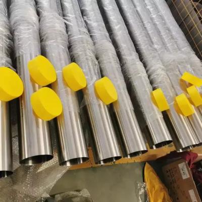China Barandilla inoxidable de los tubos de las tuberías de acero del cepillo de ASTM A269 que echa el espejo en frío soldado con autógena en venta
