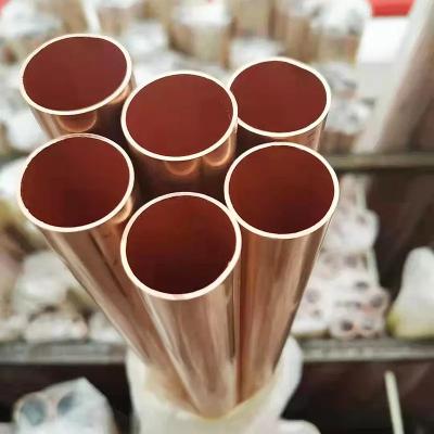 China Metal Seamless Straight Copper Round Pipe Tube T1 T2  OD 1/2