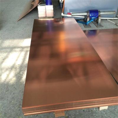 China ATSM JIS Copper Alloy Sheet Plate C10300 C12200 0.3mm 3mm 4mm Thickness Polished for sale