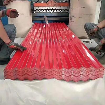 中国 SGCCは造る家の屋根PPGIの鋼板のためのシートに波形を付けた鋼鉄屋根を付けるシートを電流を通した 販売のため