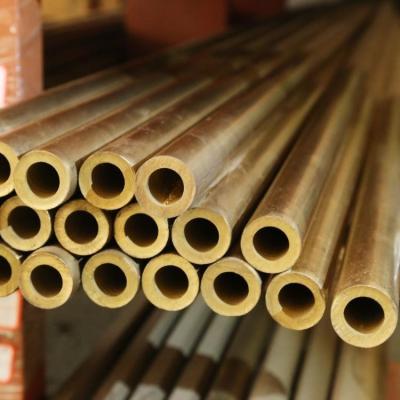 China ASTM Straight Copper Round Pipe C10800 C10100 C12200 Hollow Thermal Conductivity for sale