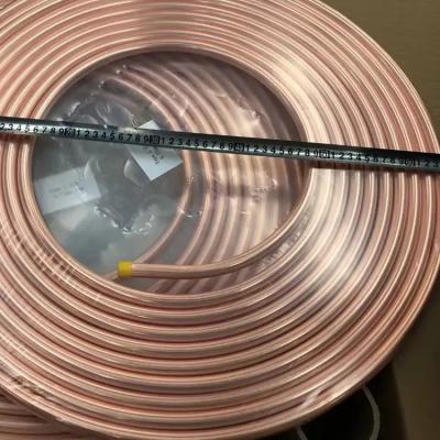 China ASTM B280 Copper Coil Tube C12200 C24000 In Air Conditioning Refrigeration for sale