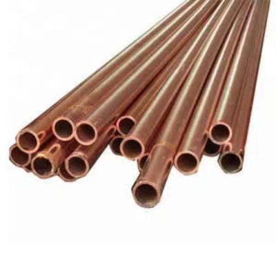 Cina C10300 C10400 Rame Quadrato Senza Saldatura Rame ad Alta Purezza Tubo Rotondo per Frigoriferi in vendita