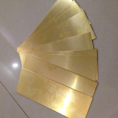 China Zinc CuZn20 C18150 Thick Copper Plate Naval Brass Sheet CW503L 100MM for sale