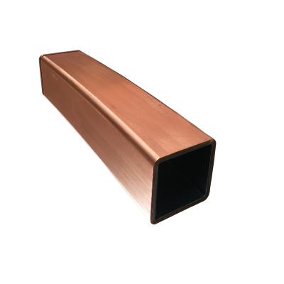 China 6mm C10200 C11000 Pure Copper Square Pipe Mould Tube Billets for sale