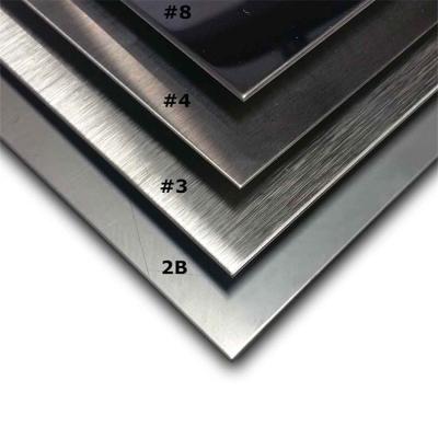 China SUS 304 Stainless Steel Sheet Price Metal Manufacture 2b Ba No1 No4 Hl Surface AISI 304 Stainless Steel Plate for sale
