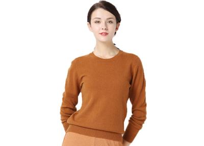 China Thick Womens Cashmere Jumper , Pure Cashmere Jumpers 16 Colors Appearance for sale