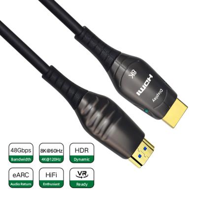 China Black 48Gbps HDR HDMI Cable For Xiaomi Mi Box 4K 120Hz for sale