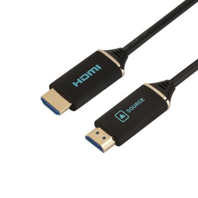 China 3D 4K Ultra Slim 18gbps AOC Optical HDMI Cable Cotton 3m for sale