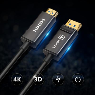 China DisplayPort to HDMI Cable Uni-Directional 4k@60Hz Aluminum Shell Compatible for HDTV Monitor for sale