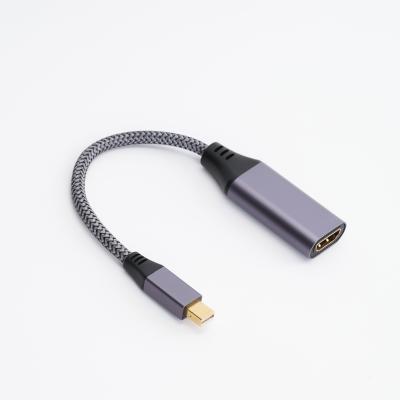 China Cable de aluminio trenzado del puerto de la exhibición al adaptador 4K 30Hz de HDMI para MacBook en venta