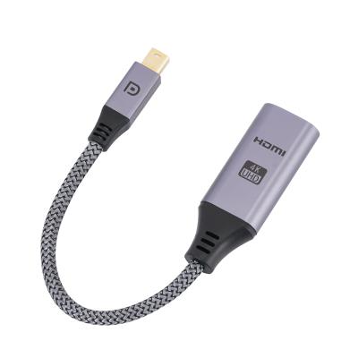China Braided Aluminum Display Port Cord Thunderbolt To HDMI Adapter For MacBook for sale