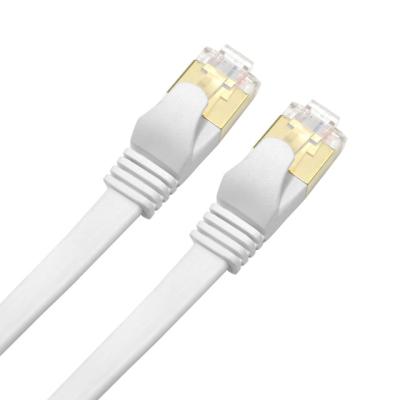 China 26AWG Cat Ethernet Cable 10 pies 40Gbps con resistente plateada oro para el juego del router en venta